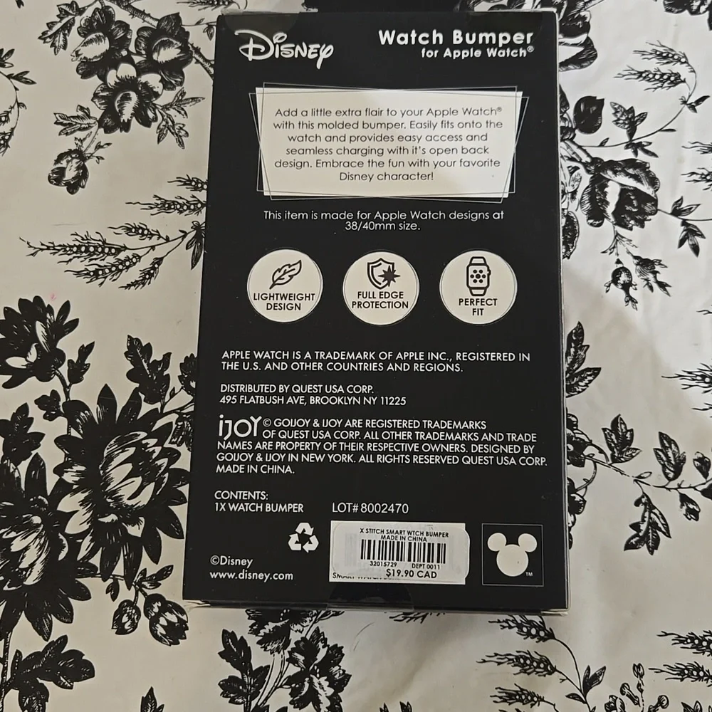 Disney Stitch Apple Watch Bumper jg3